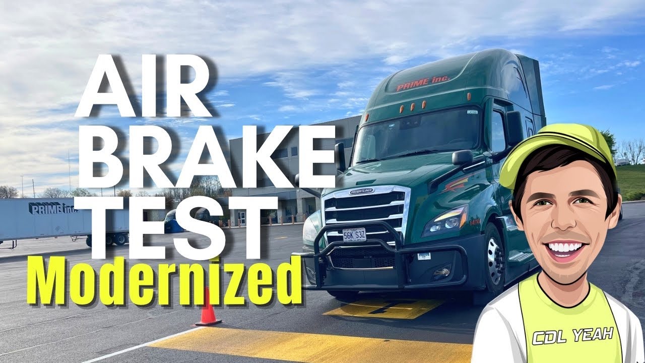 How to PASS your Modernized CLASS A CDL Air Brake Test (first try!)