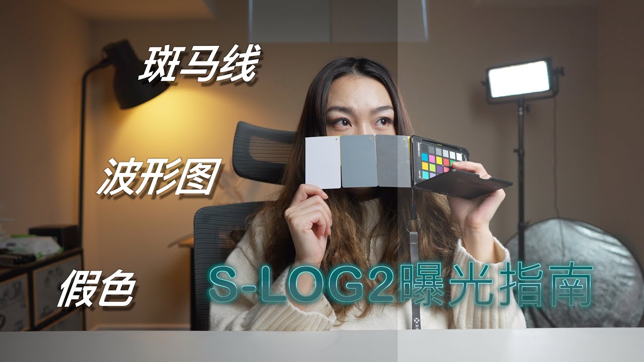 如何正確曝光索尼slog2｜最大化利用相機內置斑馬線與灰卡｜如何使用假色與波形圖輔助曝光｜最大程度控制高光與暗部噪點溢出