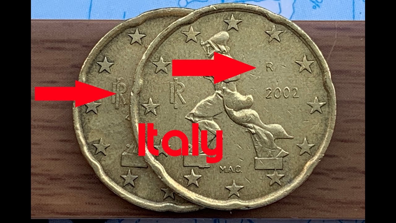 20 Euro Сents 2002 ITALY - Italien coins