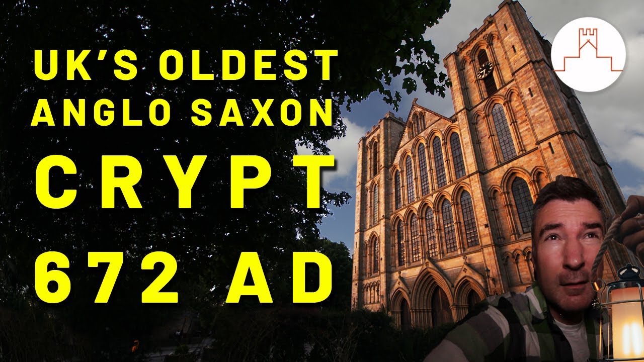 Is this UK'S oldest crypt? 672AD, St Wilfrid's Abbey, Ripon Cathedral - St Swithin's Well Walk pt1/3