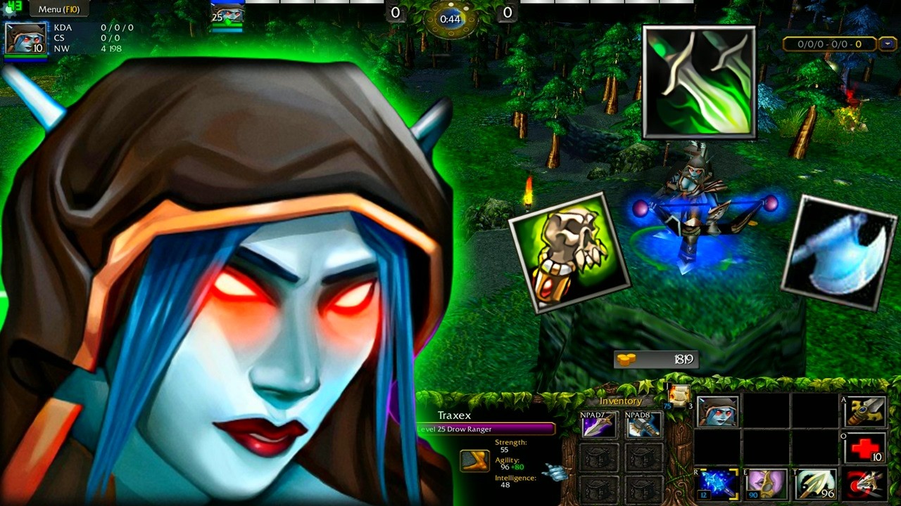 Traxex CARRY GOD By Qu1ckDeath  (Drow Ranger Final Boss)