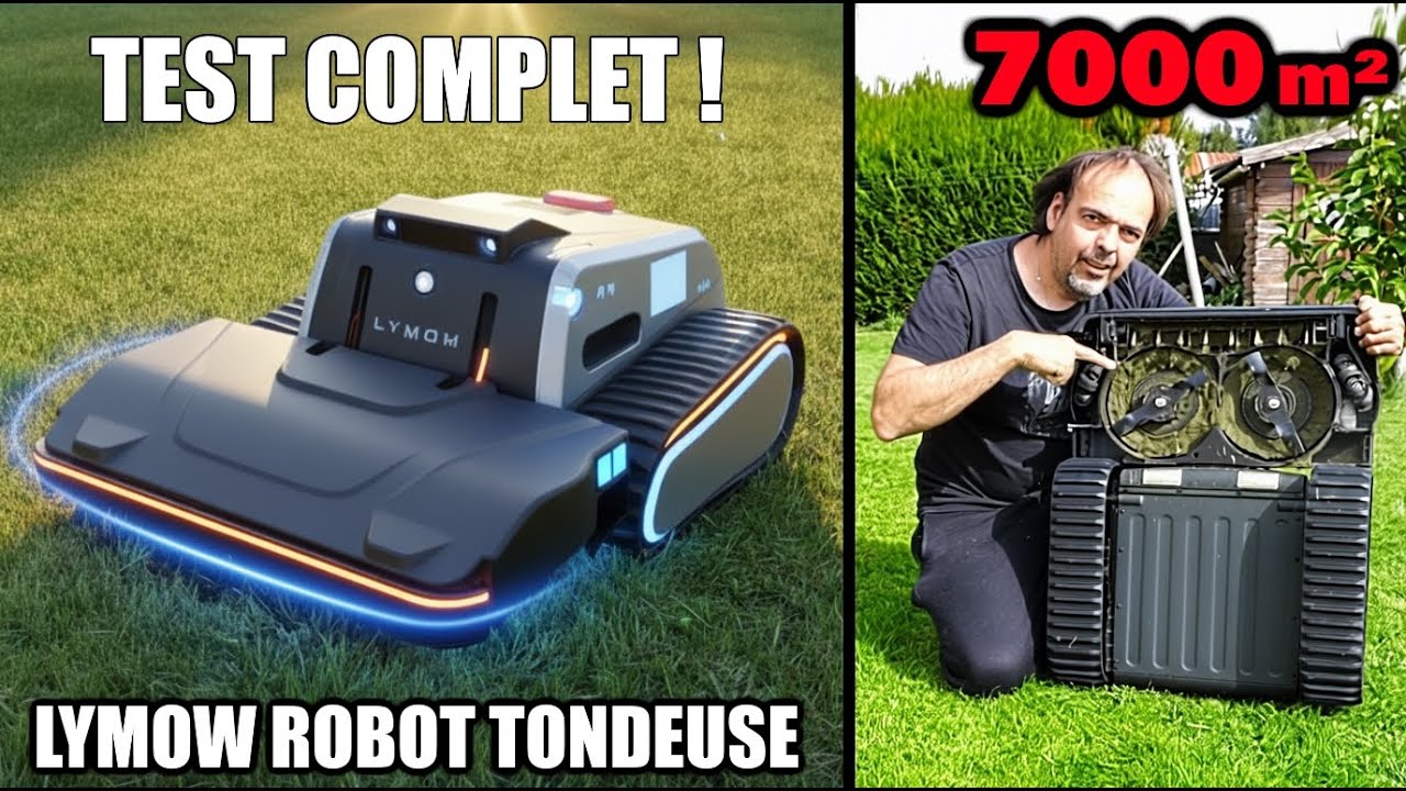 LYMOW: САМАЯ БЫСТРАЯ газонокосилка-робот, которую я тестировал! 😱🚀