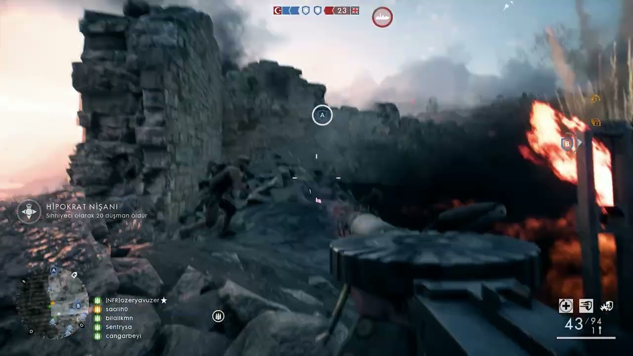 Size süslü saraylar,bize kanlı süngüler. | Battlefield 1 Çökertme Edit