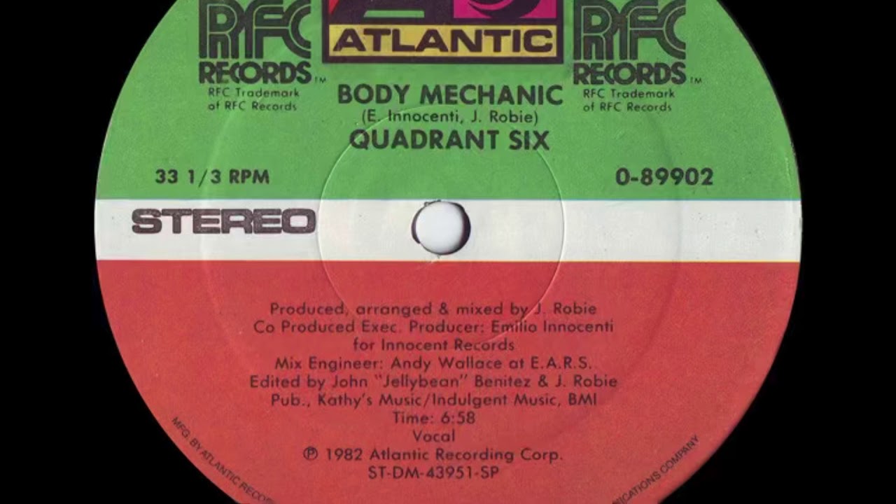 Quadrant Six | Body Mechanic [1982 Original Vocal]