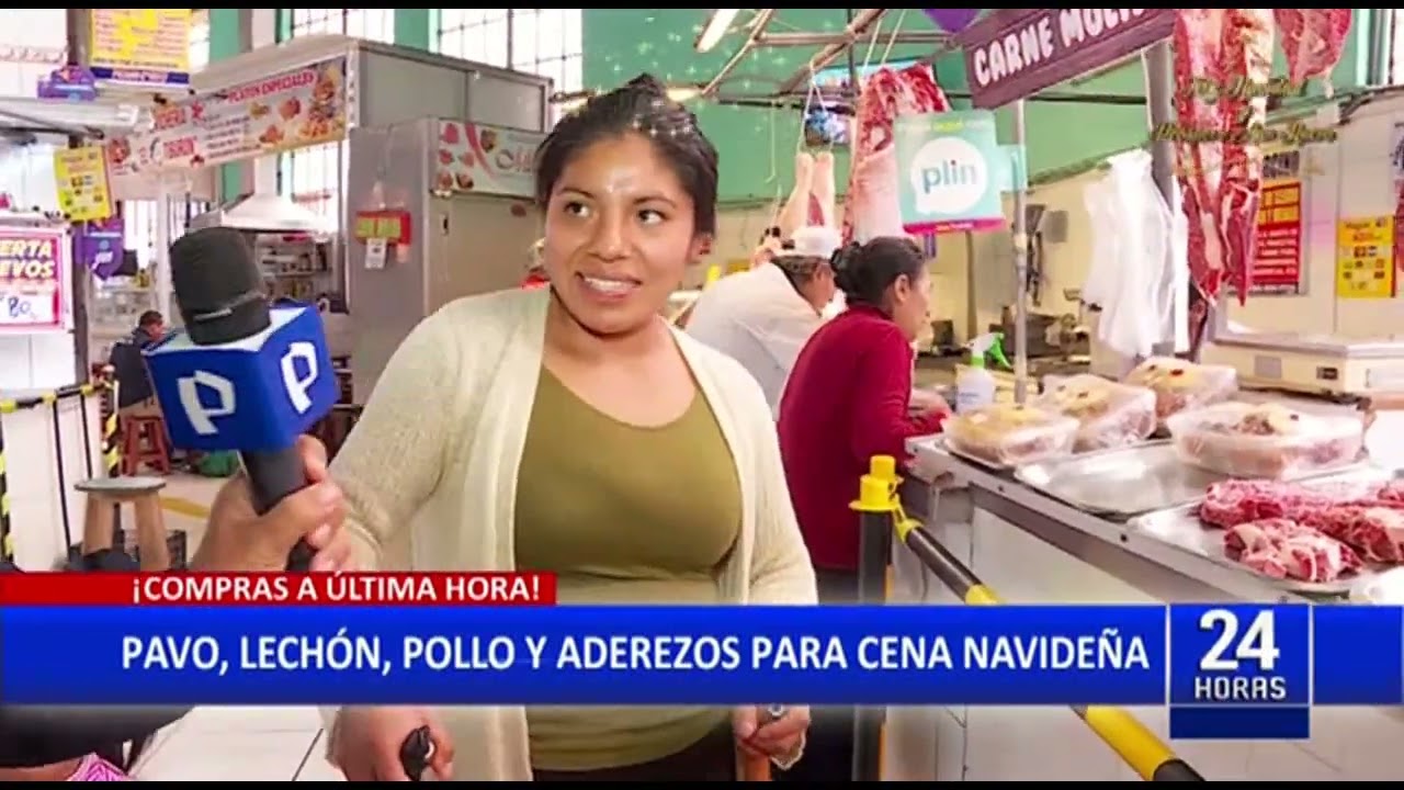 ¡Compras a última hora! Pavo, lechón, pollo y aderezos para cena navideña