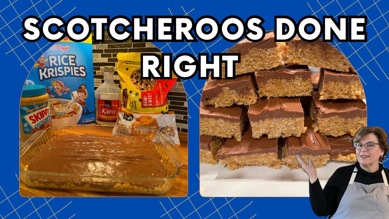 Scotcheroos | My Version! Better Texture, Same Classic Taste!