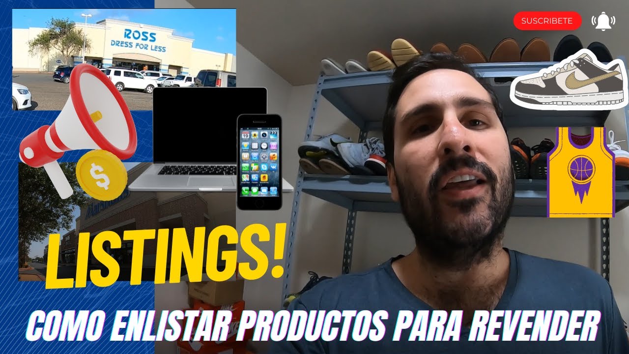 Como vender en Ebay, Poshmark, Mercari, Goat, StockX. Listando para Vender! Aprende rapido.
