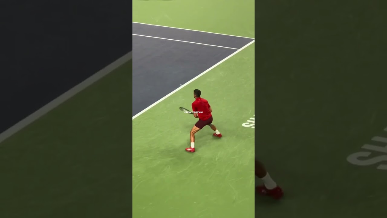 RETURN LESSON - LEARN FROM NOVAK!👌#tenfitmen #tennistips #djokovic #novakdjokovic #tennisreturn