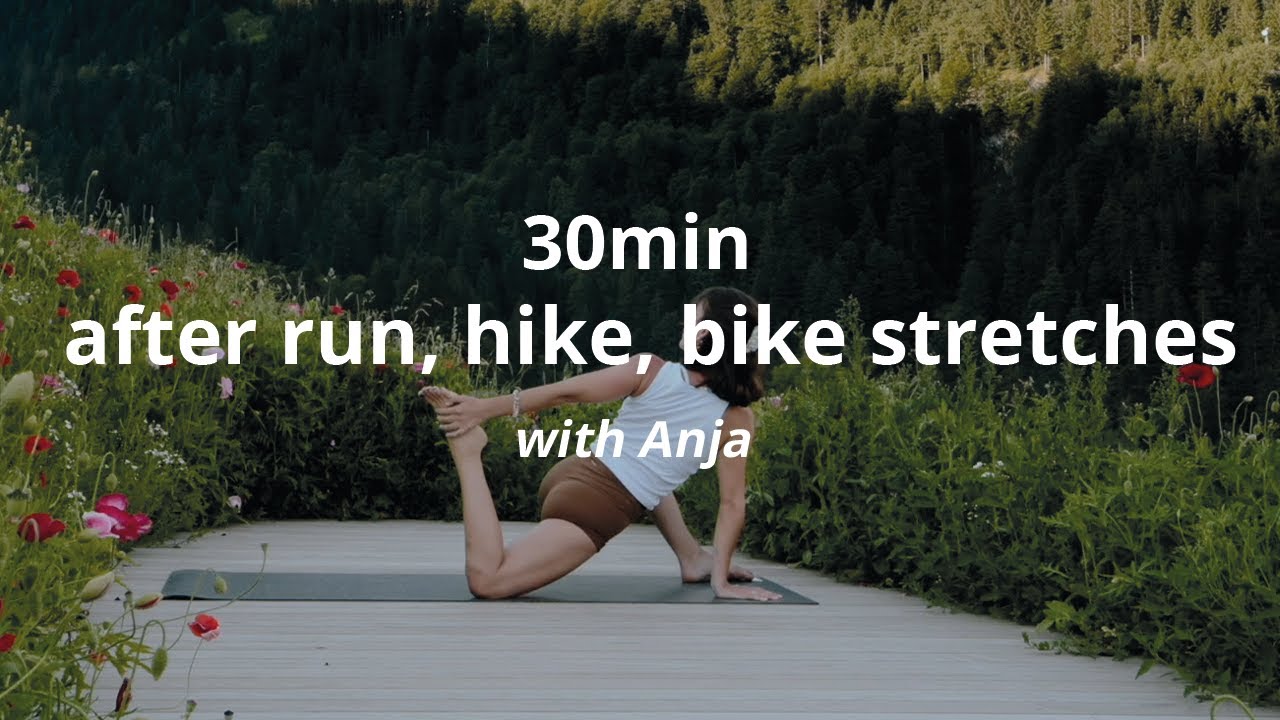 After running, hiking, biking stretches | 30 min | EN