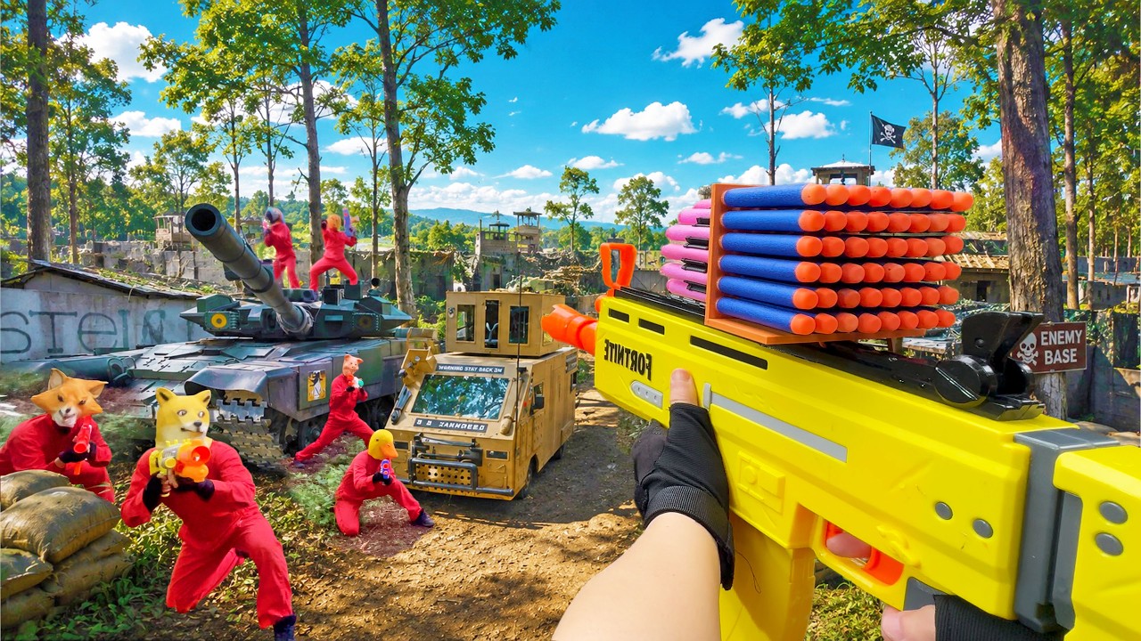 Nerf War | Amusement Park Battle Collection 29 (Nerf First Person Shooter)