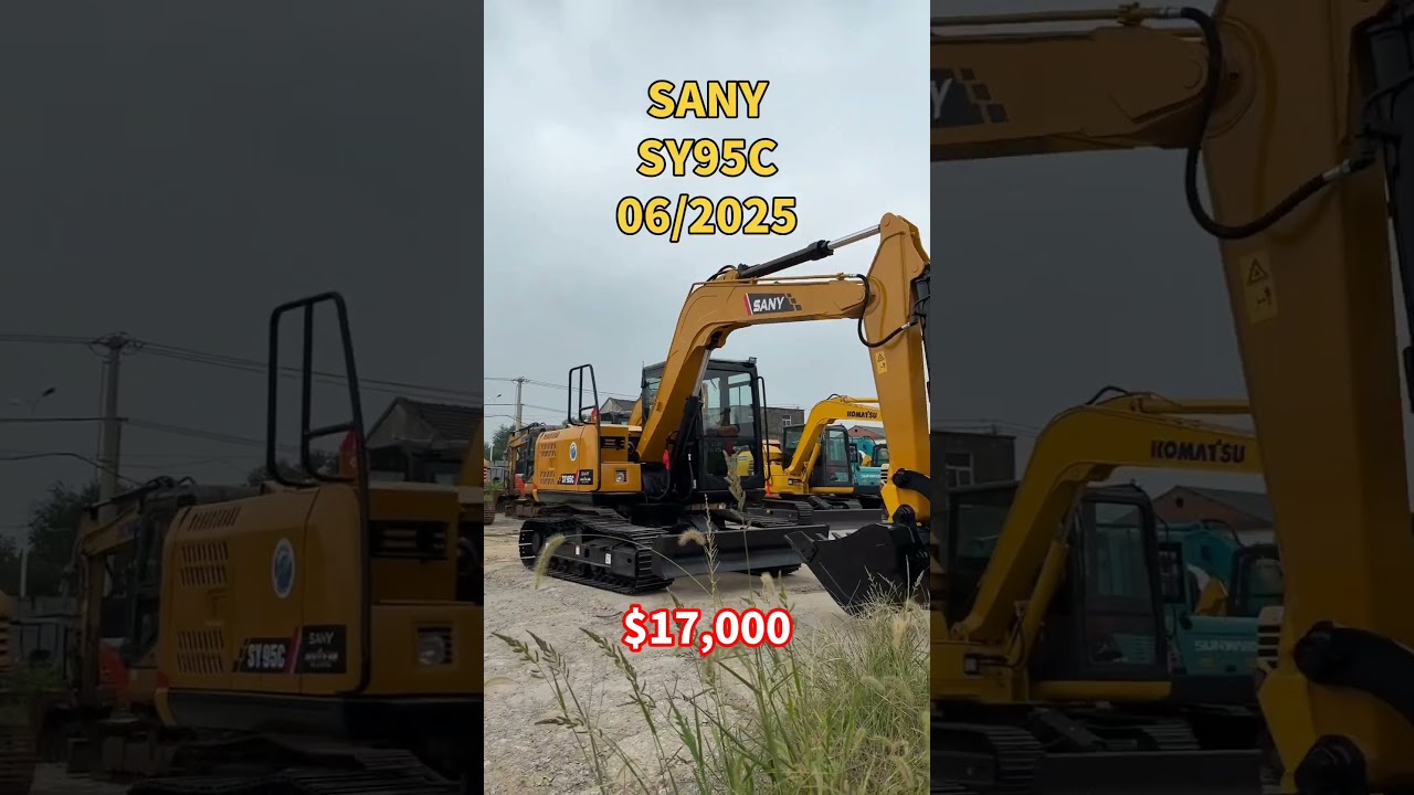 sy95 second-hand excavator sold all over the world, made in China, 60.7kw