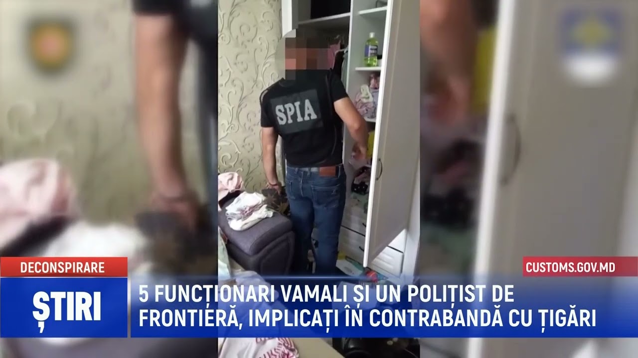 5 FUNCȚIONARI VAMALI ȘI UN POLIȚIST DE FRONTIERĂ, IMPLICAȚI ÎN CONTRABANDĂ CU ȚIGĂRI