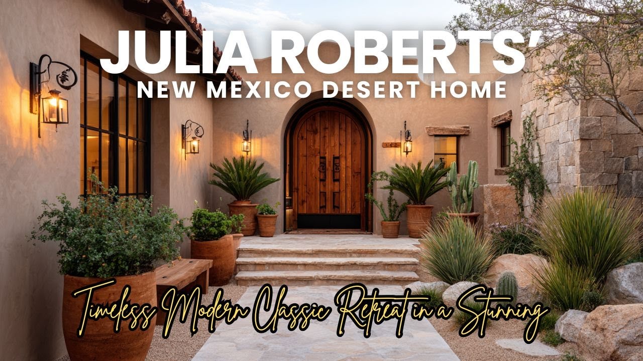 Julia Roberts&rsquo; Timeless Modern Classic Retreat in a Stunning New Mexico Desert Home