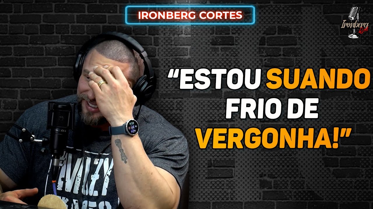 REVELAÇÃO DO PASSADO DE PAULO MUZY DEIXA ELE DESCONCERTADO AO VIVO – IRONEBERG PODCAST CORTES