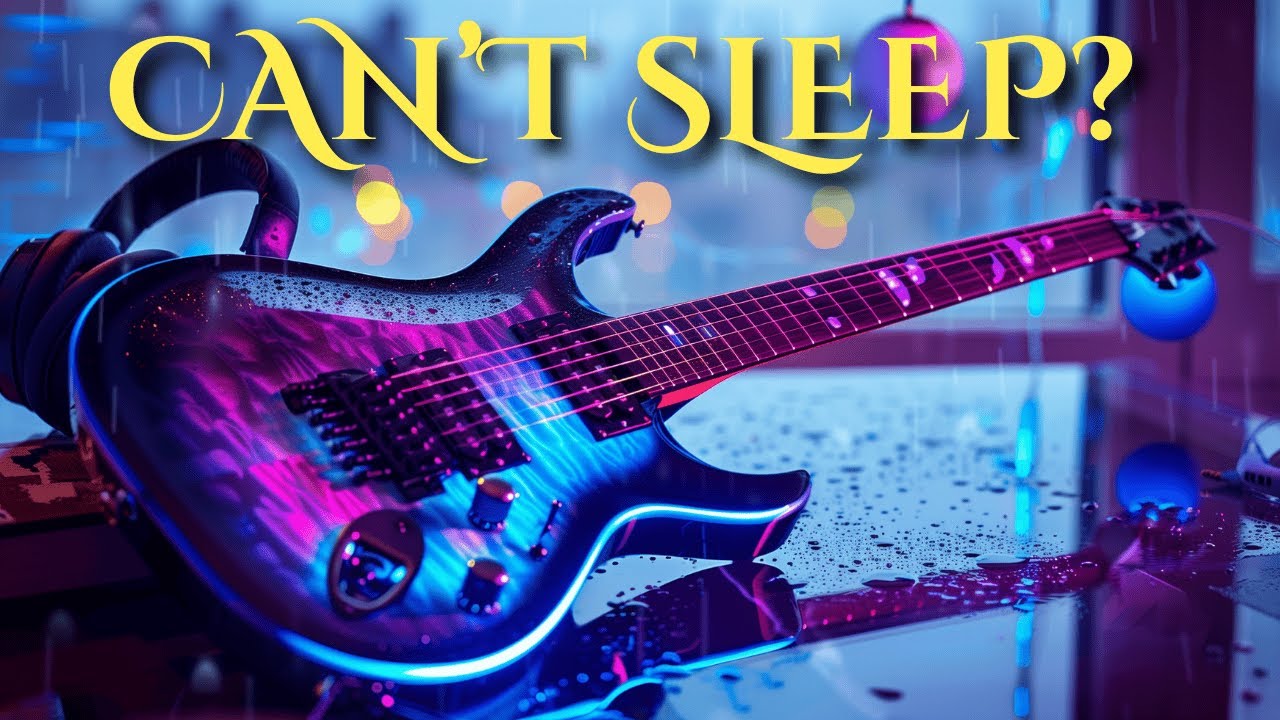 Can’t Sleep? | Night Calm Hi-Fi Guitar Rock to Slow Racing Thoughts (No Vocals)