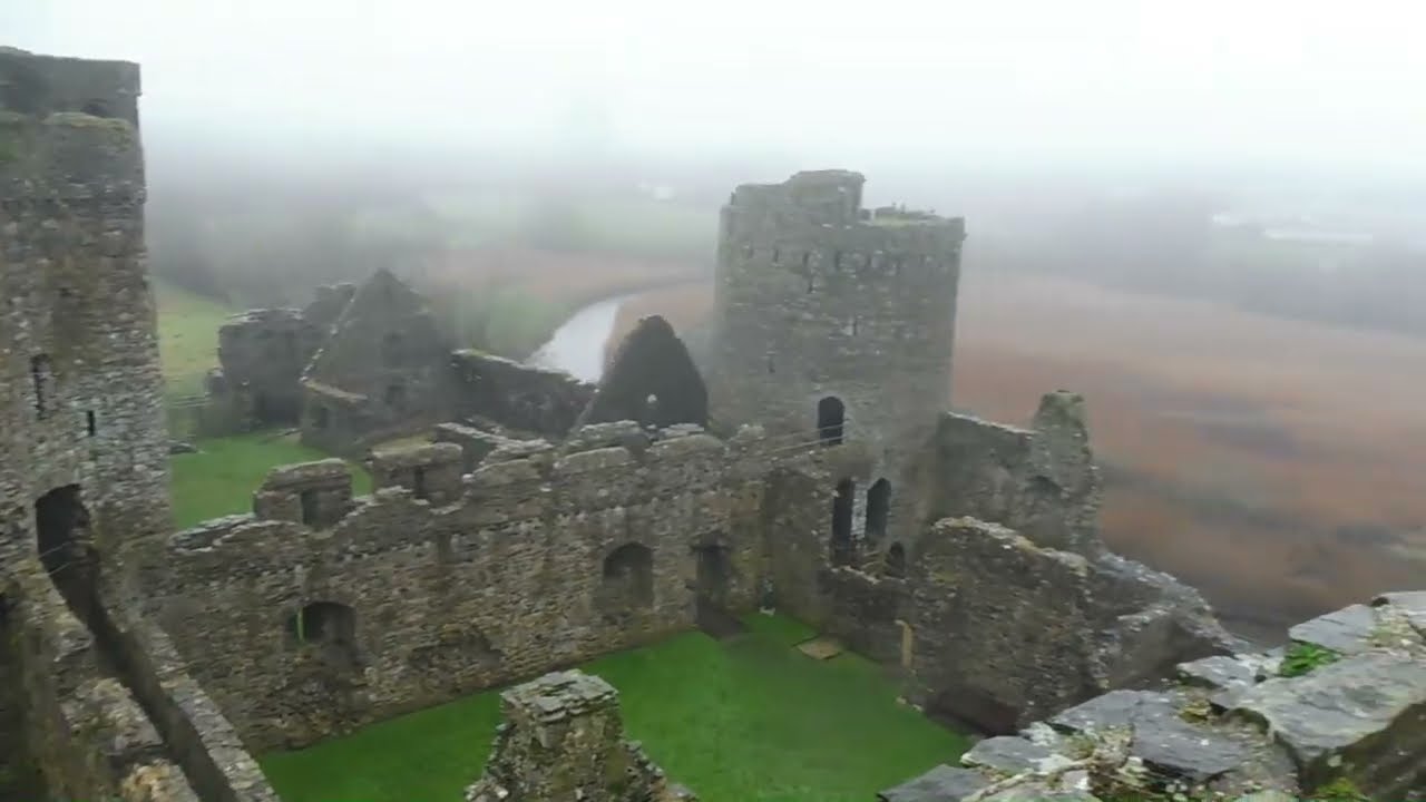 Magnificent medieval (1280 ish) Castell Kidwelly Castle (CADW paysite) Sir Gar/Carmarthenshire Cymru