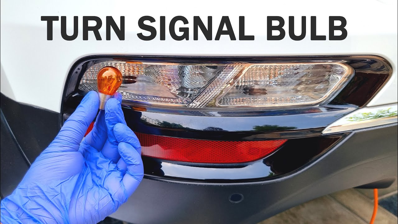 How to replace rear turn signal bulb on Kia Sportage