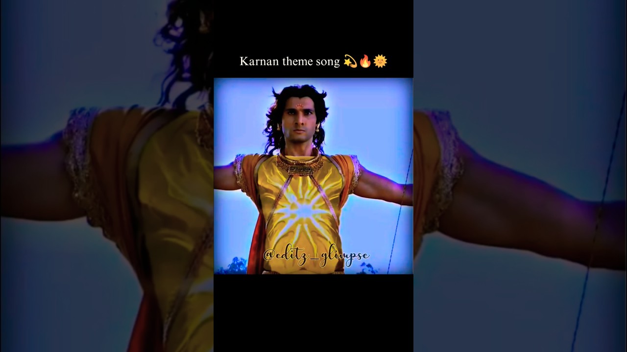 Karnan theme song Mahabharatham #mahabharat #ahamsharma #suryaputrakarn