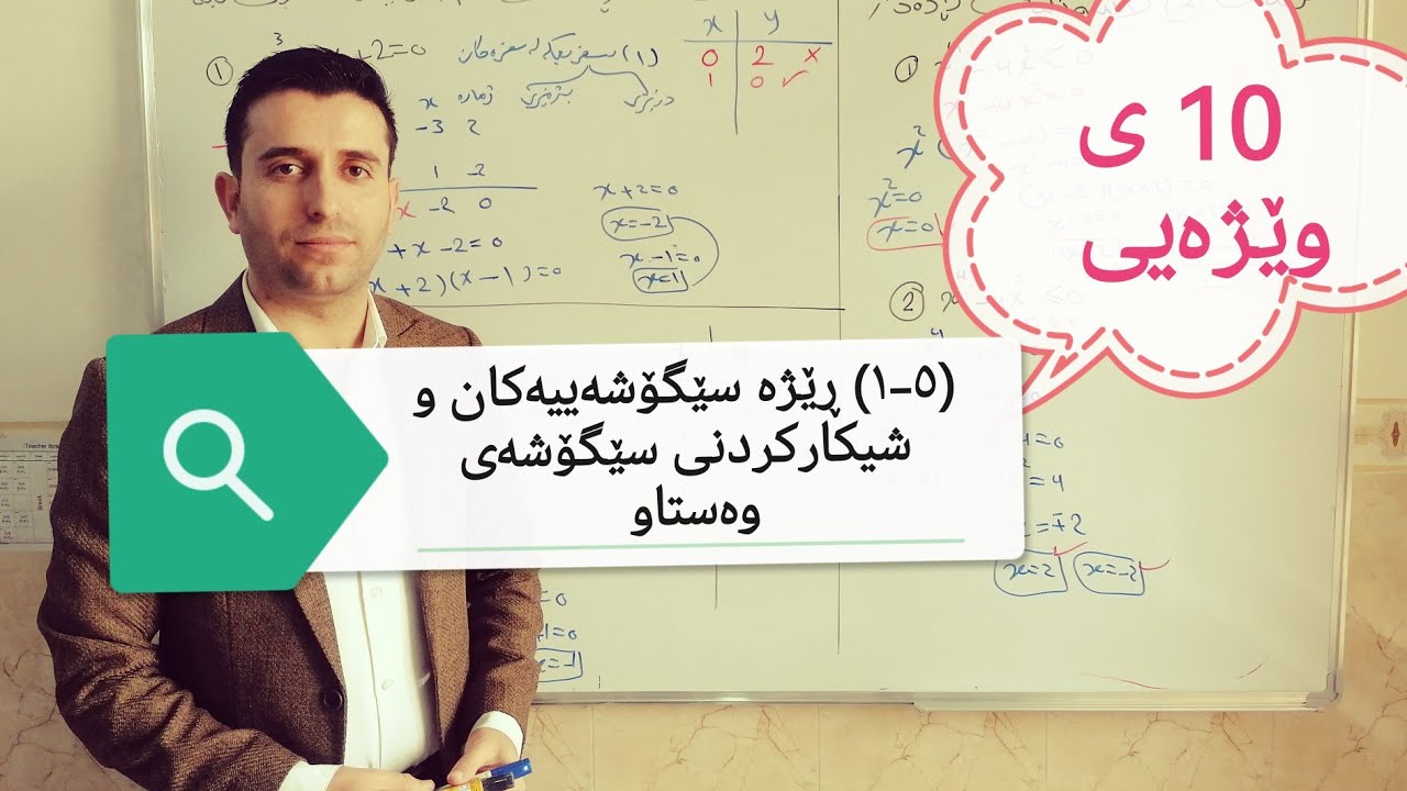 بیرکاری پۆلی ١٠ی وێژەیی بەشی پێنجەم وانەی یەکەم