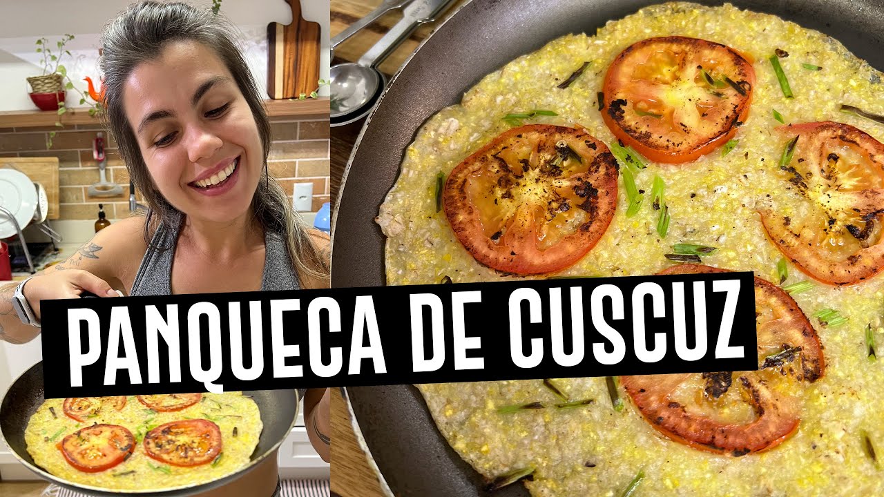 TUDO QUE COMEMOS EM UM DIA VEGANO E A FAMOSA PANQUECA DE CUSCUZ | TNM Vegg