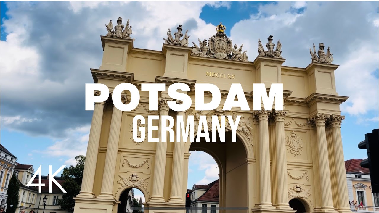 Walk Potsdam Germany 🇩🇪 4K #4kwalk #walking #citywalk #germany #4ktour  #potsdam #brandenburgertor