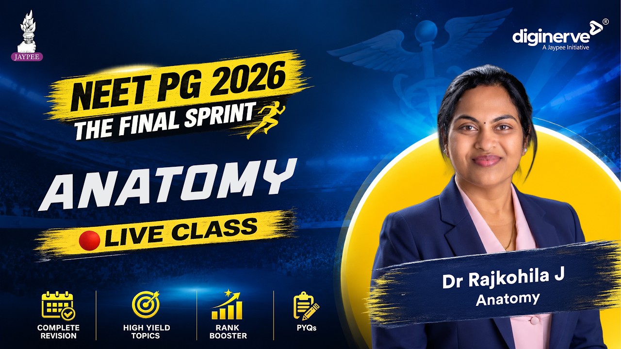 LIVE | Anatomy Revision for NEET PG 2026 | Dr Rajkohila | The Final Sprint | Class 2