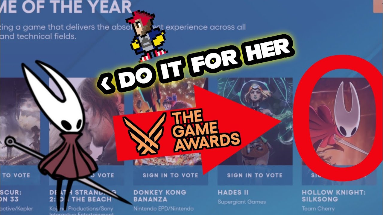 Voting in Game Awards 2025 + Games That I've Played