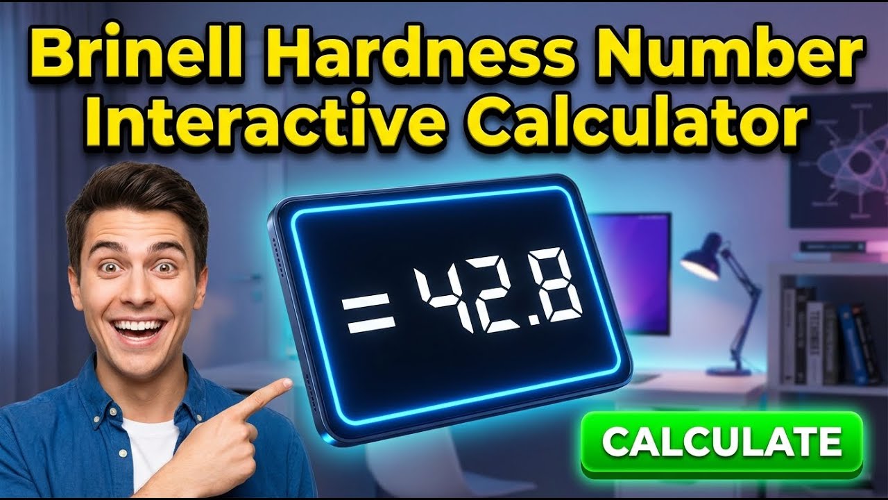 Brinell Hardness Number Calculator &mdash; How to Use It | Engineering Tool