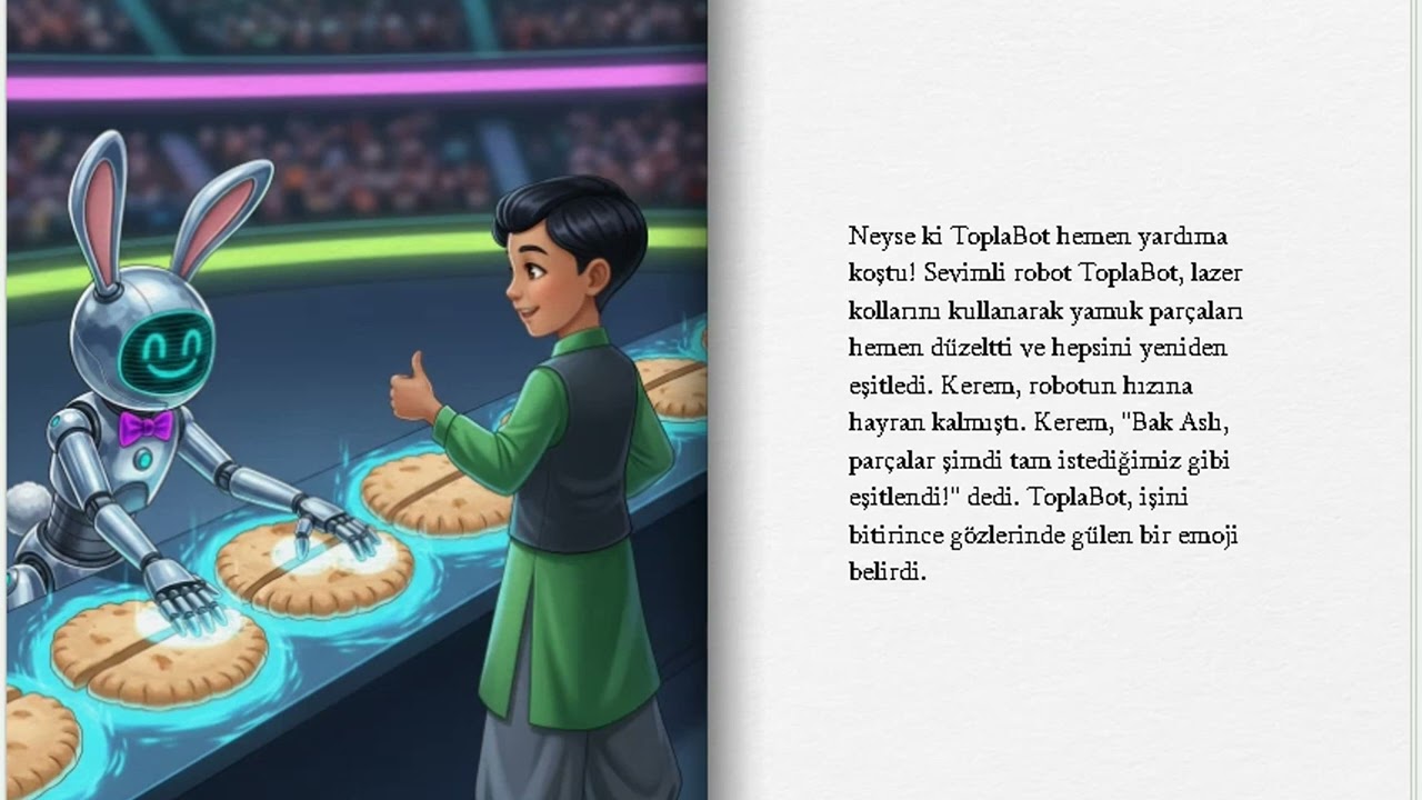 Gök Ejderhası ve Ay Pidesi Macerası TURKISH çocuk hikayesi çocuklar için eğlenceli bilim