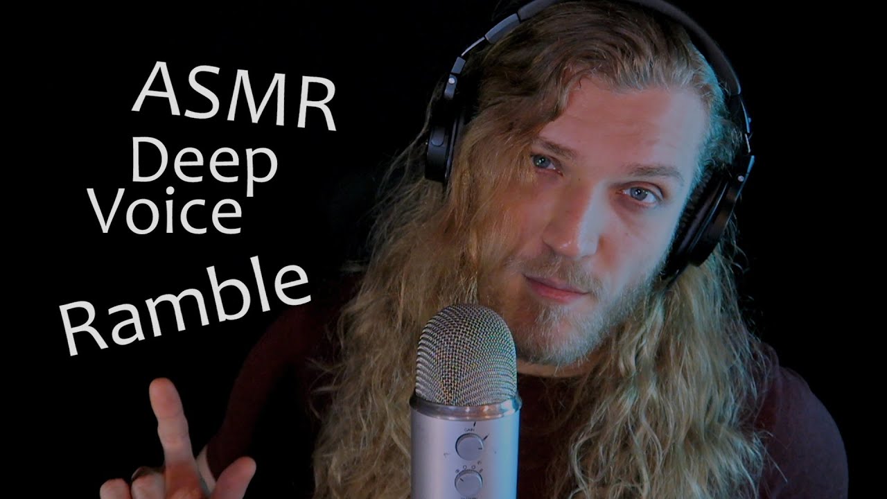 ASMR Deep Male Voice Whisper, Soft Spoken, Ramble | Extremely Slow ASMR ❄️