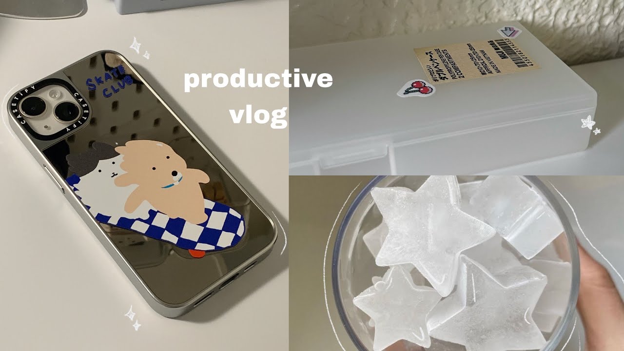 productive vlog 💻 | studying, errands, revamping my tech