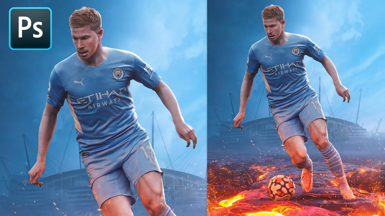 photoshop tutorial | kevin de bruyne