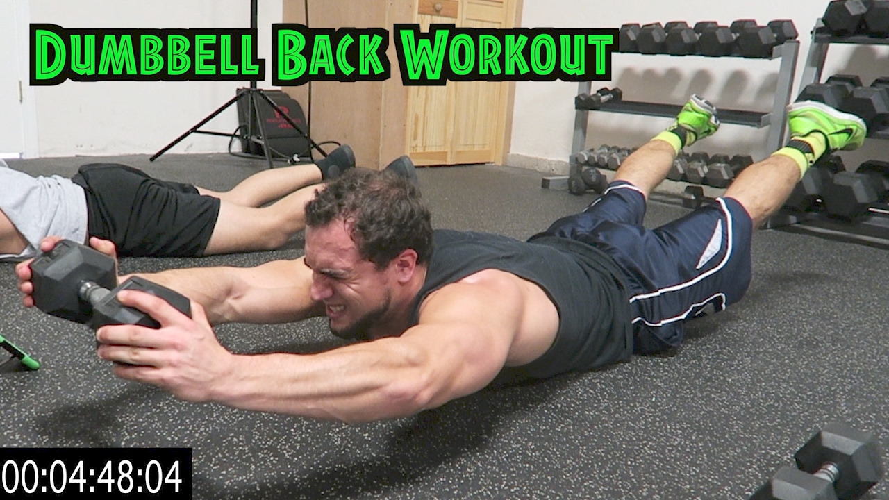 Intense 5 Minute Dumbbell Back Workout