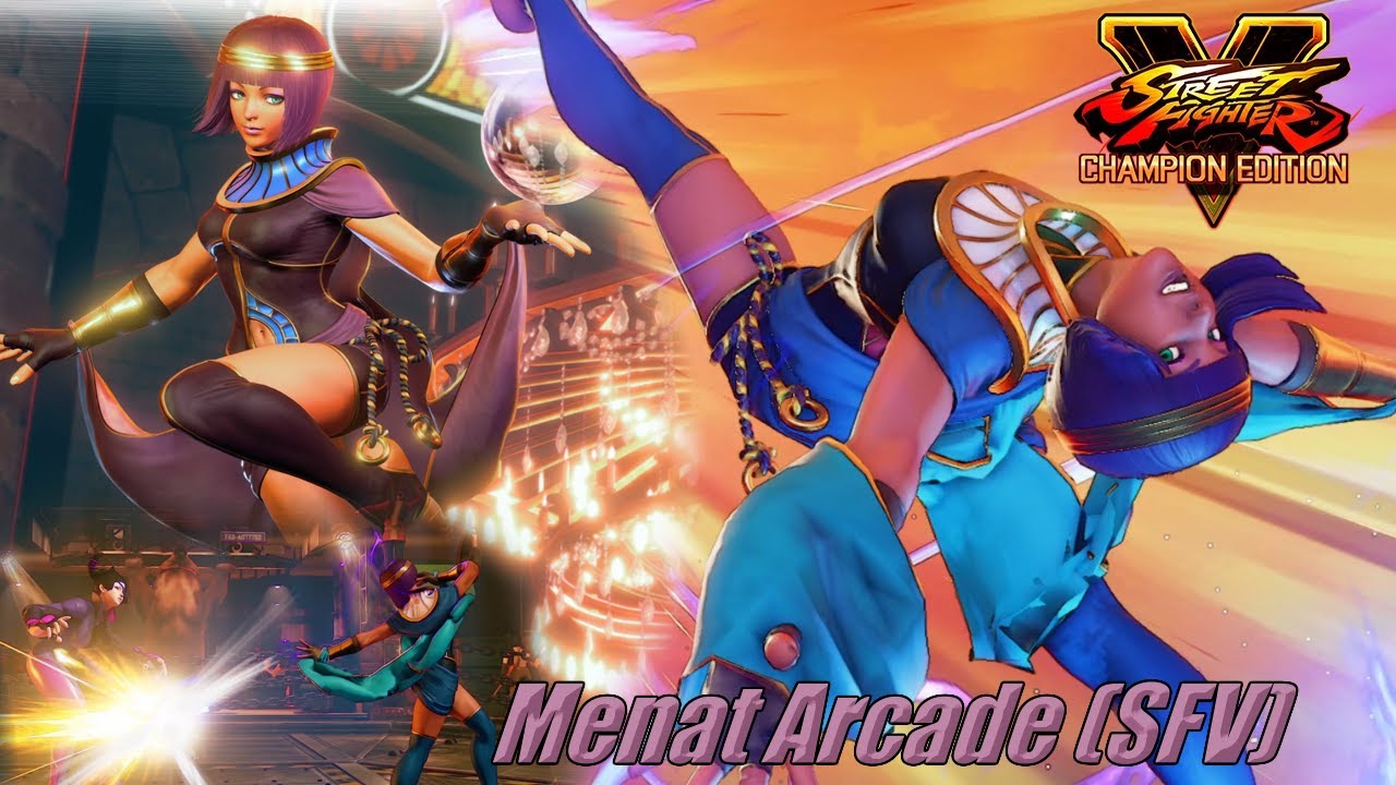 Street Fighter V: Champion Edition (PC/Steam) - Menat Arcade Playthrough (SFV Path)