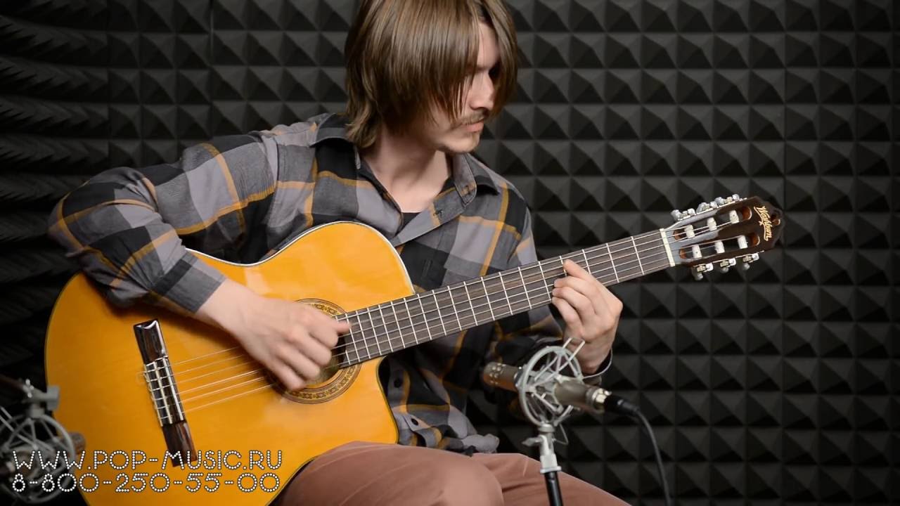 WASHBURN C44CE ( популярные песни в переложении на классическую гитару с Андреем Орбахом)