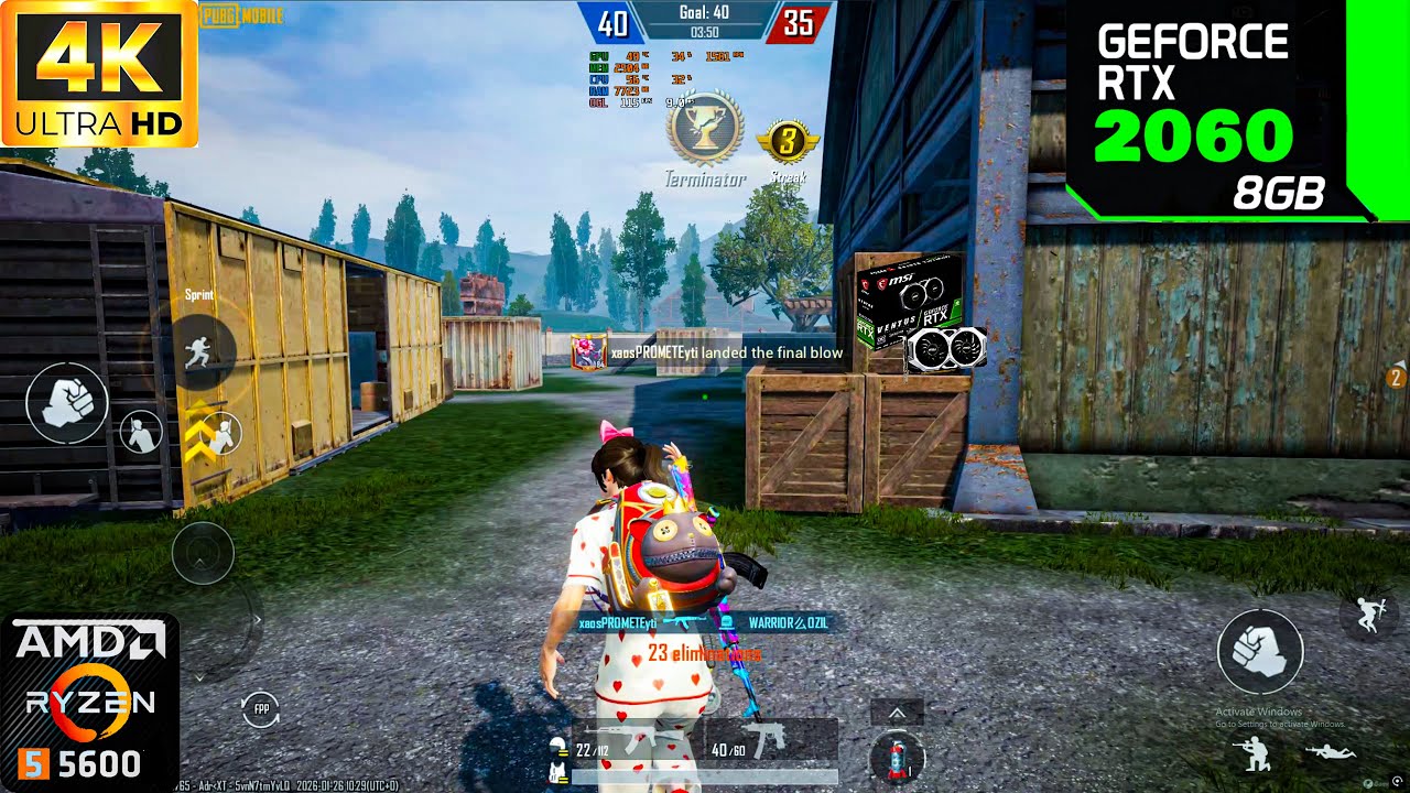 Ultra HD 120FPS 2K 2560x1440 EMULATOR | RTX 2060 SUPER | MAXIMUM GRAPHICS GAMEPLAY | GAMELOOP 32BIT