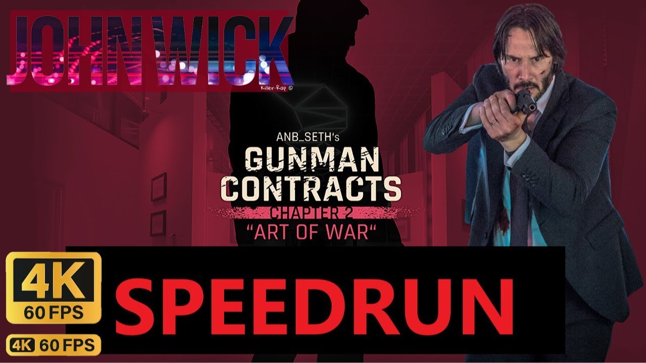 John Wick VR - Gunman Contracts Chapter 2 SPEEDRUN Half Life: Alyx Mod