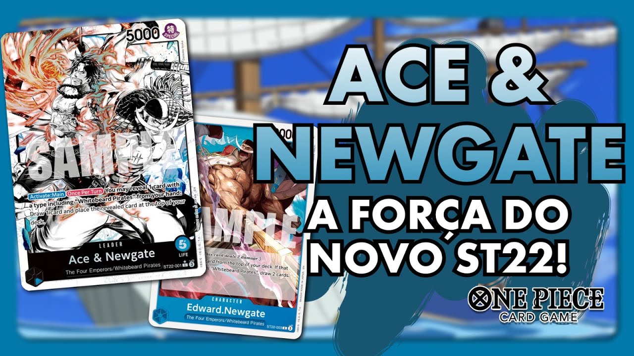 OP12 - ACE & NEWGATE🔵 - Como Buildar o ST22? | One Piece TCG Deckbuilding e Gameplay