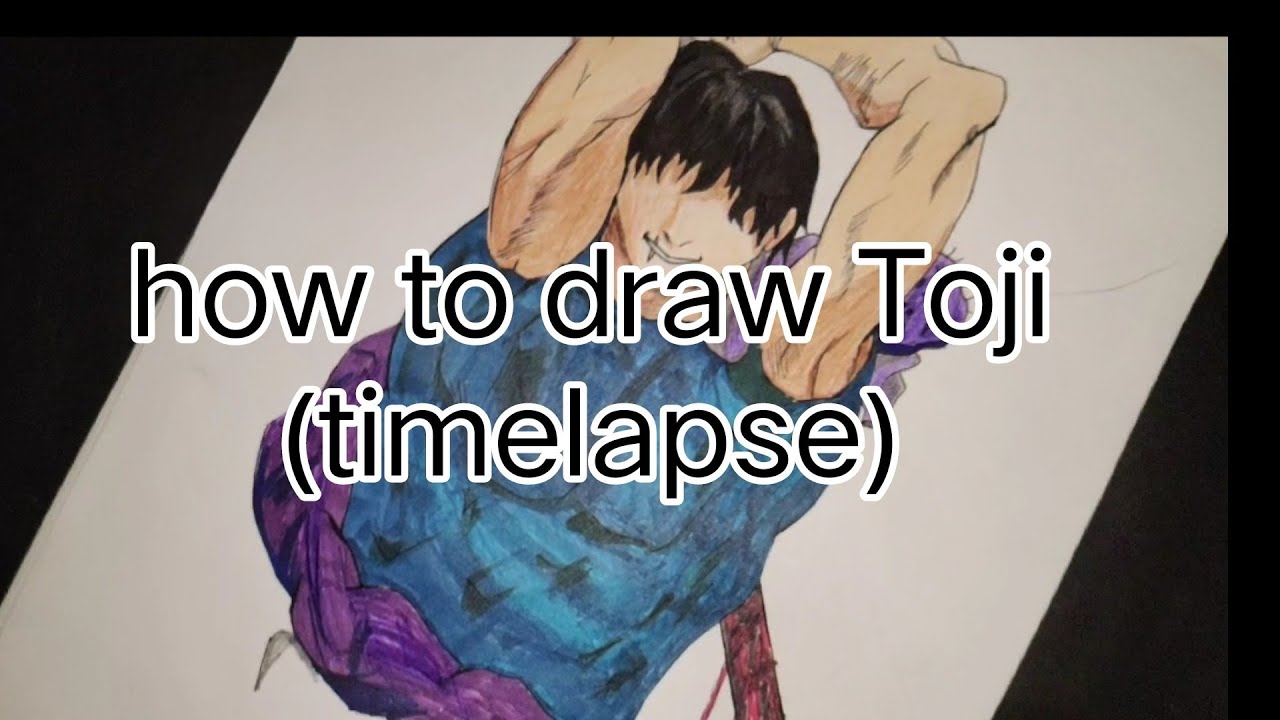 I drew Toji Fushiguro🔥