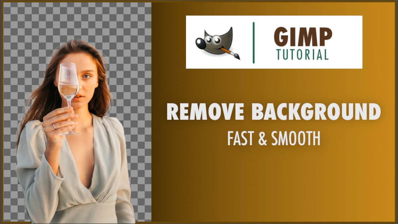 Как быстро и плавно удалить фон в GIMP