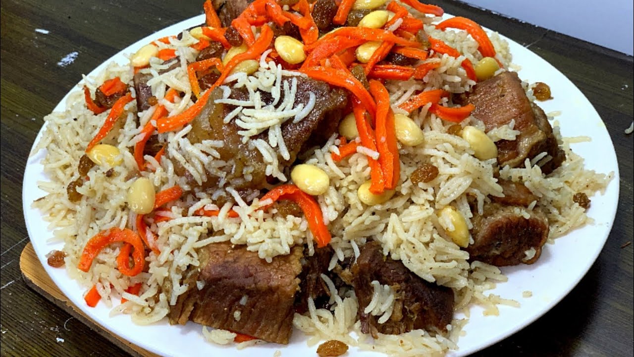 Kabuli (Afghani) Pulao Recipe | Beef Afghani Pulao