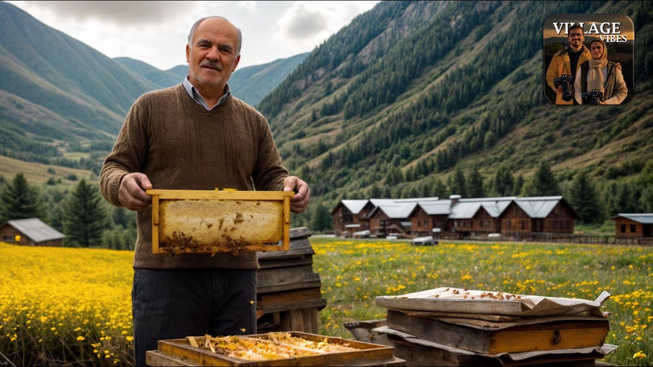 A Day in the Life of a Mountain Village Beekeeper: From Hives to Honey | Documentary