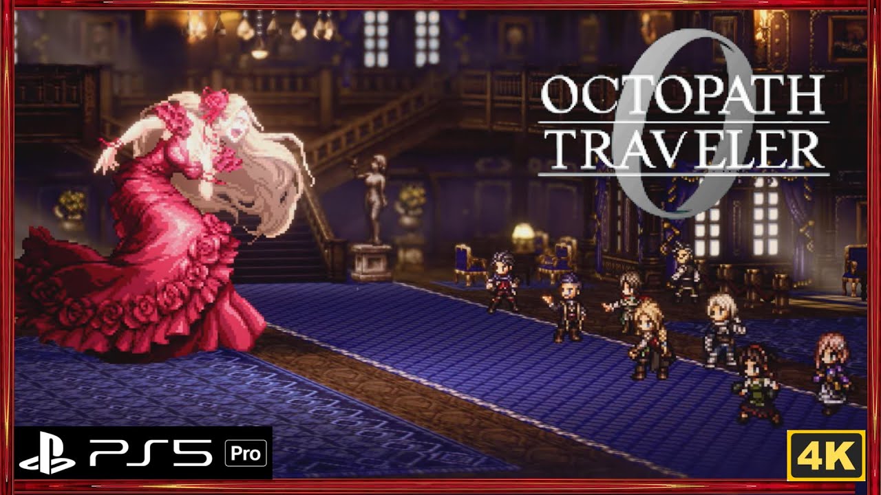 Octopath Traveler 0 Master of Fame Chapter 2 Francesca the Actress Boss, Ending Scene & Build TS