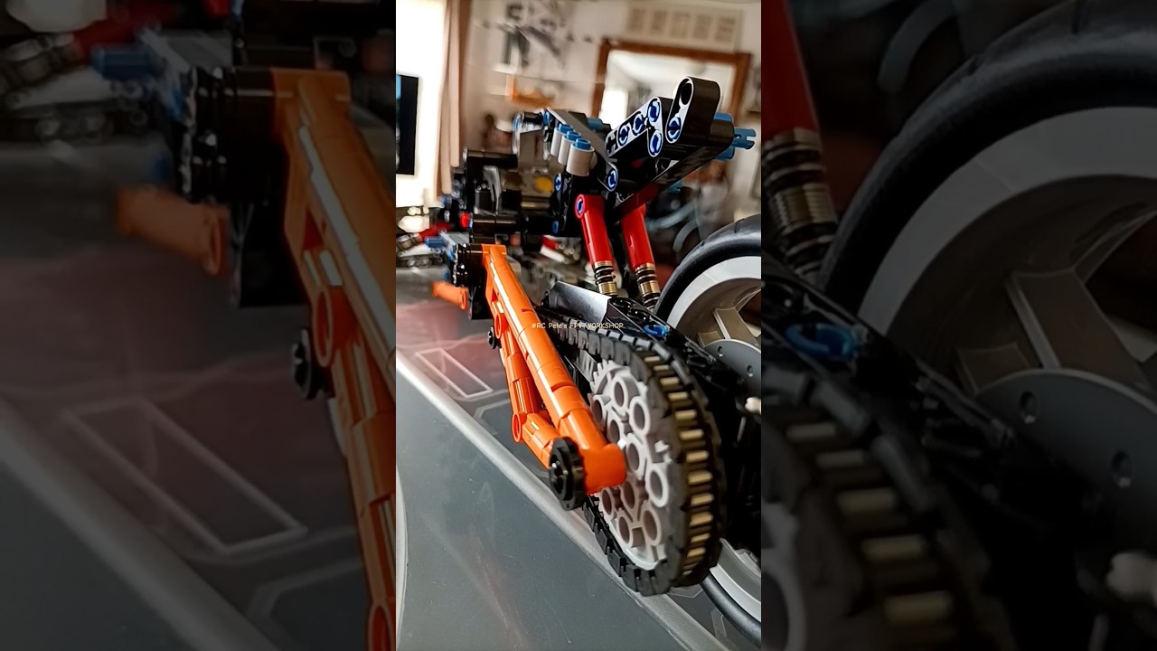 BUILDING AN RC MOTORBIKE PRO-MOTO LEGO TECHNIC POWER FUNCTIONS 