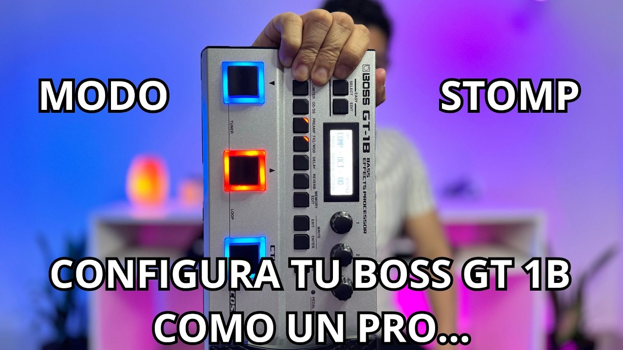 🎛️ Boss GT 1B 🎸 y El Sorprendente Modo Stomp