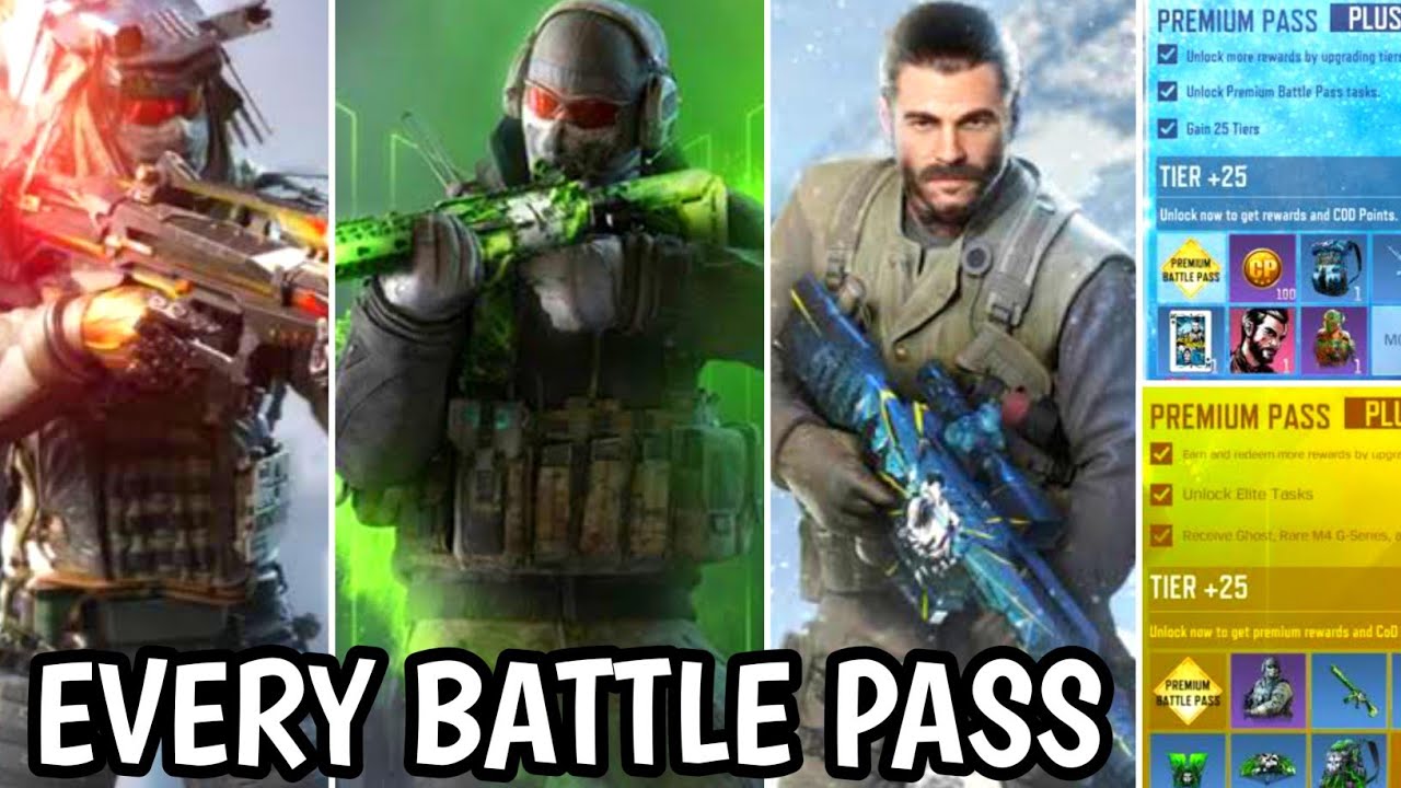 Every Cod Mobile Battle Pass Ever! Season 1-10! Cod Mobile 1 Year Anniversary Special!
