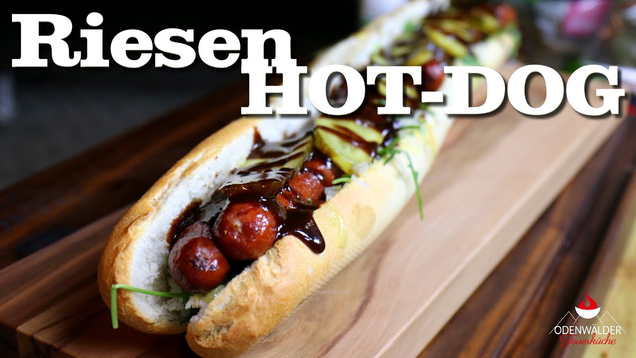 Riesen XXL HOT DOG - So lecker kann ein Baguette schmecken