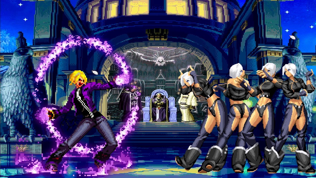 [KOF Mugen] Ash Crimson vs Angel Team