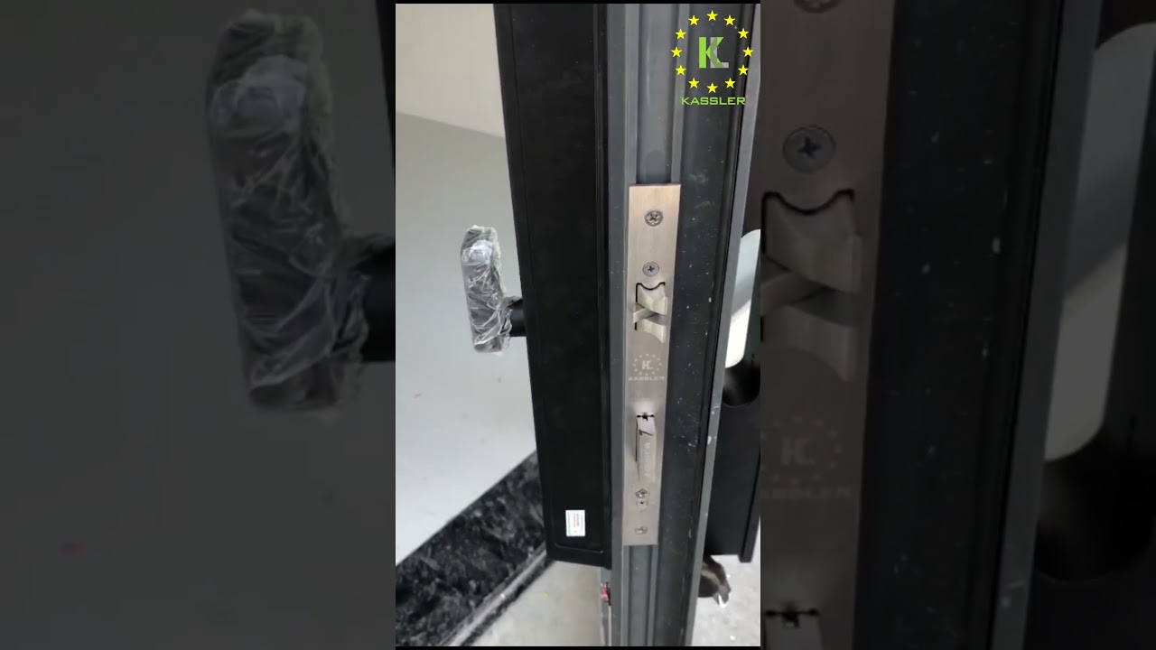 Khóa Vân Tay Cửa Nhôm Kassler KL-599 AT Black – Mở Cửa Thông Minh Chuẩn Xu Hướng