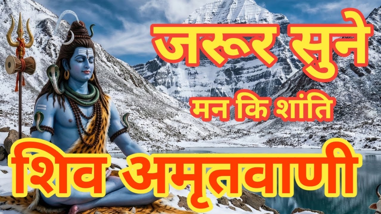 LIVE : सम्पूर्ण शिव अमृतवाणी सुबह इसे सुनने से सारे कष्ट दूर होते हैं | Shiv Amritwani Full | Bhajan